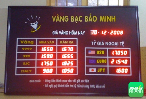Làm bảng giá vàng theo yêu cầu tại TPHCM, 631, Tiên Tiên, InQuangCao.Com, 08/06/2016 13:33:34