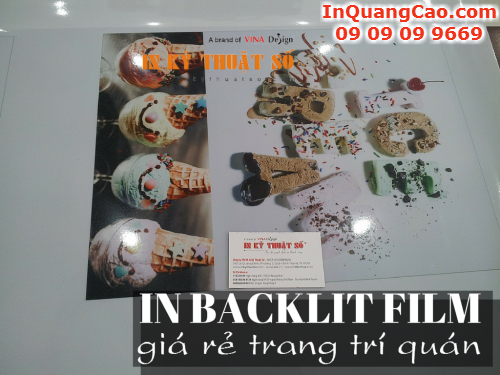 In backlit film gia re tu Cong ty TNHH In Ky Thuat So - Digital Printing 